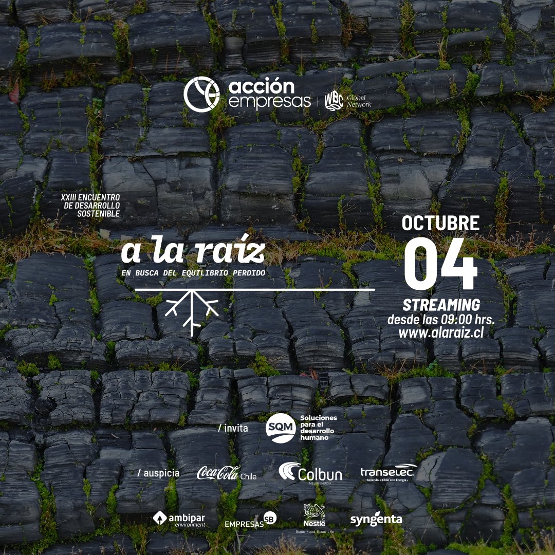 📢 ¿De qué manera las empresas pueden adoptar un enfoque regenerativo?

Te esperamos este 4 de octubre, a las 8.30 hrs. en nuestro XXlll Encuentro de #DesarrolloSostenible "A la Raíz"

Revisa el programa, regístrate gratis o sigue el streaming en alaraiz.cl