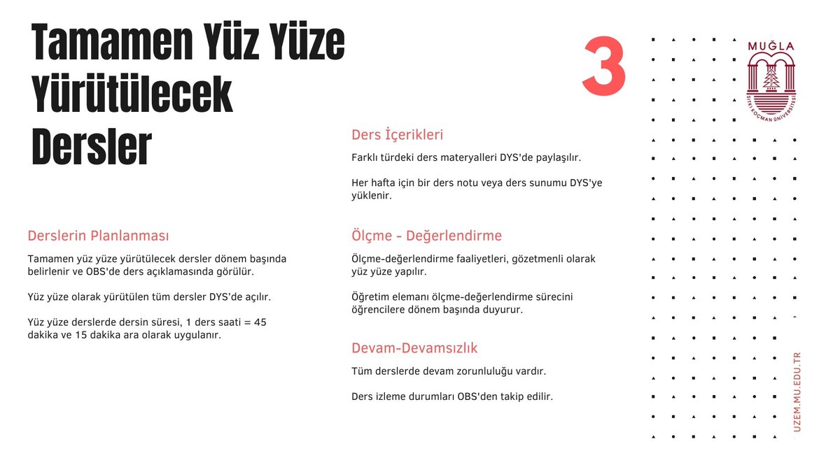 2023-24 Güz Dönemi Uzaktan Eğitim bilgilendirme sayfamız yayında. 🔗🔗uzem.mu.edu.tr/tr/202324-guz-…