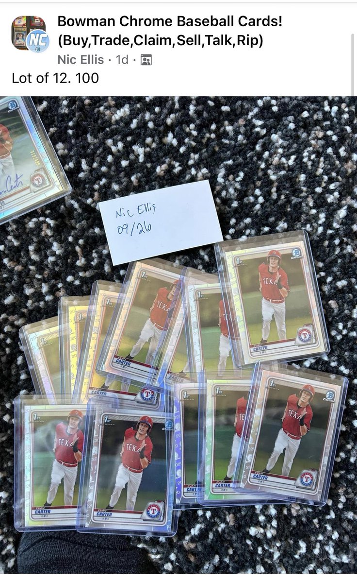 premiercards_2's tweet image. Fall is my favorite baseball buying season.  It’s like pumpkin spice #steals