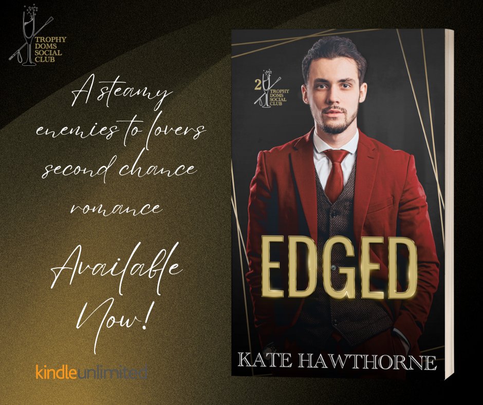 MeganLovesToRe1's tweet photo. 📣𝐍𝐄𝐖 𝐑𝐄𝐋𝐄𝐀𝐒𝐄 𝐀𝐋𝐄𝐑𝐓!📣
#EdgedReleaseKH by @KateWritesWords
#KateHawthorne #TrophyDomsSocialClubSeries
#GayRomance #LGBTQRomance
#ReadToday https://t.co/Pvm1gyUBOH
#Hosted @TheNextStepPR https://t.co/XcvId2i7Eo