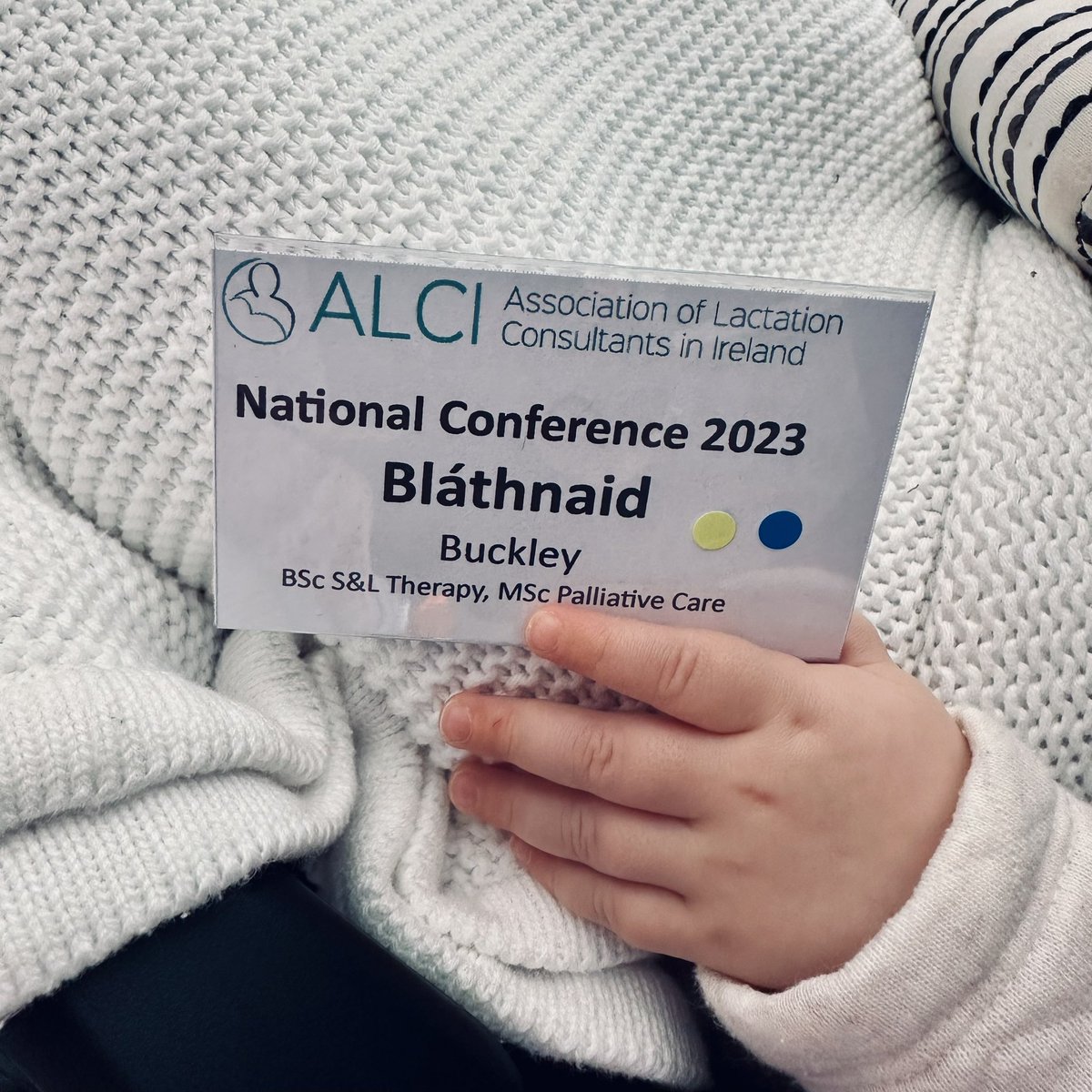 Attending my very first @ALCIreland national conference today with my little lady (and of course Dada!) 🤱🏼

Looking forward to a wonderful weekend filled with authentic conversations, lactation education, and empowerment for breastfeeding 🫶🏻

#ALCI 💚