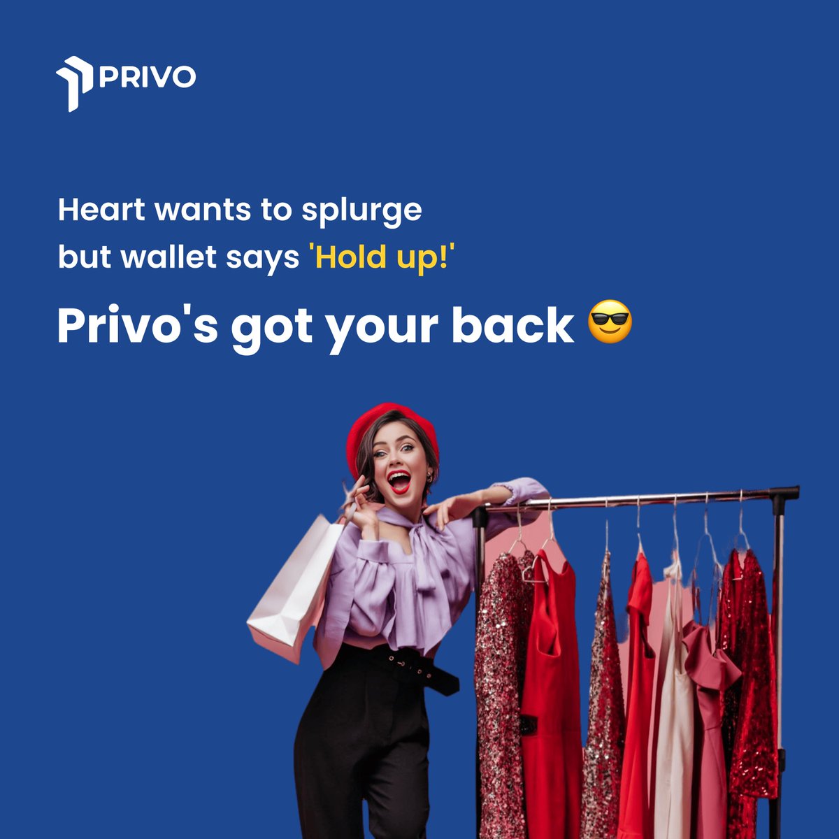 downloadprivo's tweet photo. Unlock the #ShoppingSplurge Mode! Privo's got your back when your heart wants to indulge but your wallet needs a timeout. 💳✨ Get instant Credit Line up to 5L starting at just 9.99% Interest Rate*!

#PrivoCreditLine #Cash #Shopping #Fashion #Sale #Loan https://t.co/LFlszHTeEm