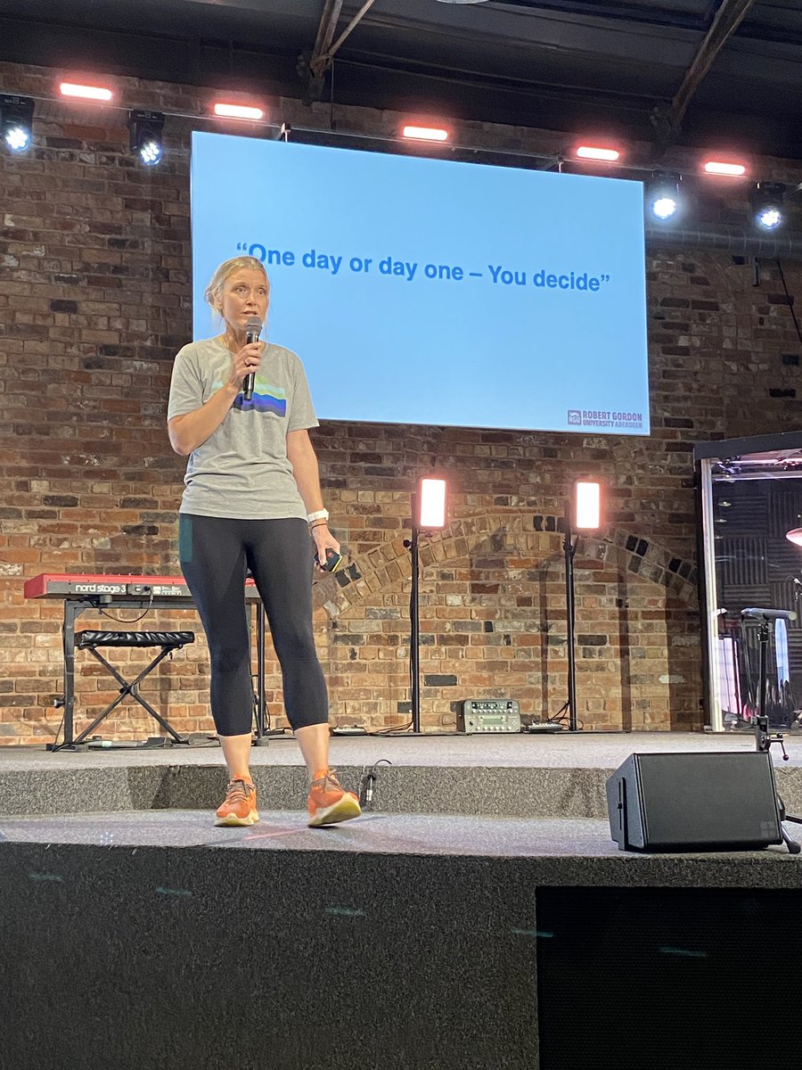 ParkinsonsENEx's tweet photo. “One  Day or Day One”  the brilliant @julie_physio reminding us about how we can motivate our clients to take hold of all the benefits of exercise! https://t.co/Z5CYyLqOSw