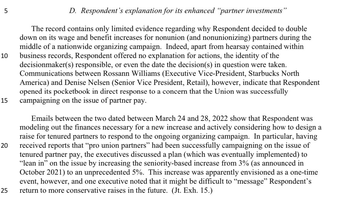 Southern Starbucks Workers United tweet media