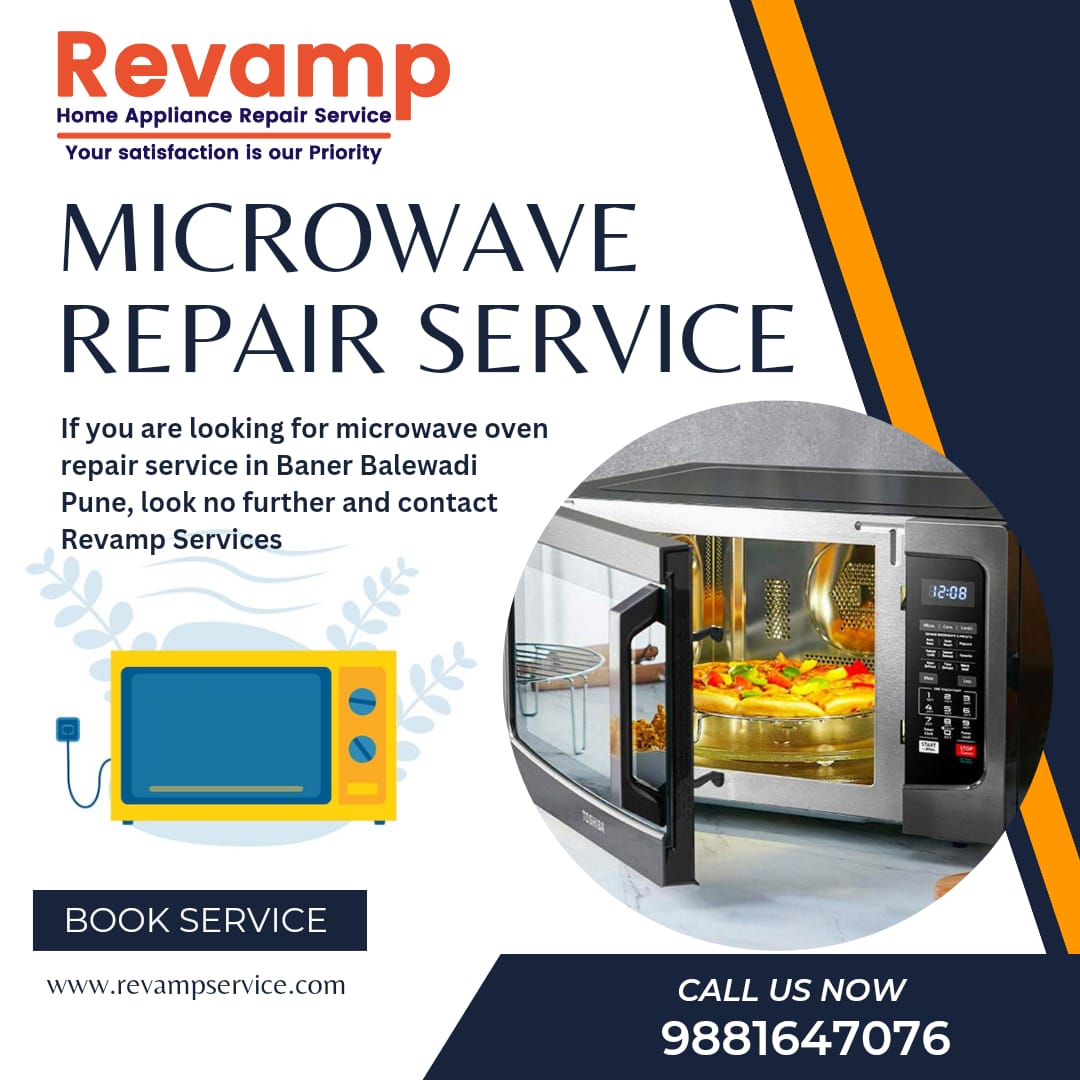 Need a trusted microwave repair service in the Baner and Balewadi area of Pune? Look no further! Our expert technicians are here to provide reliable and efficient microwave repair services. 
revampservice.com/microwave-repa…...
#MicrowaveRepair #PuneServices #BanerBalewadi