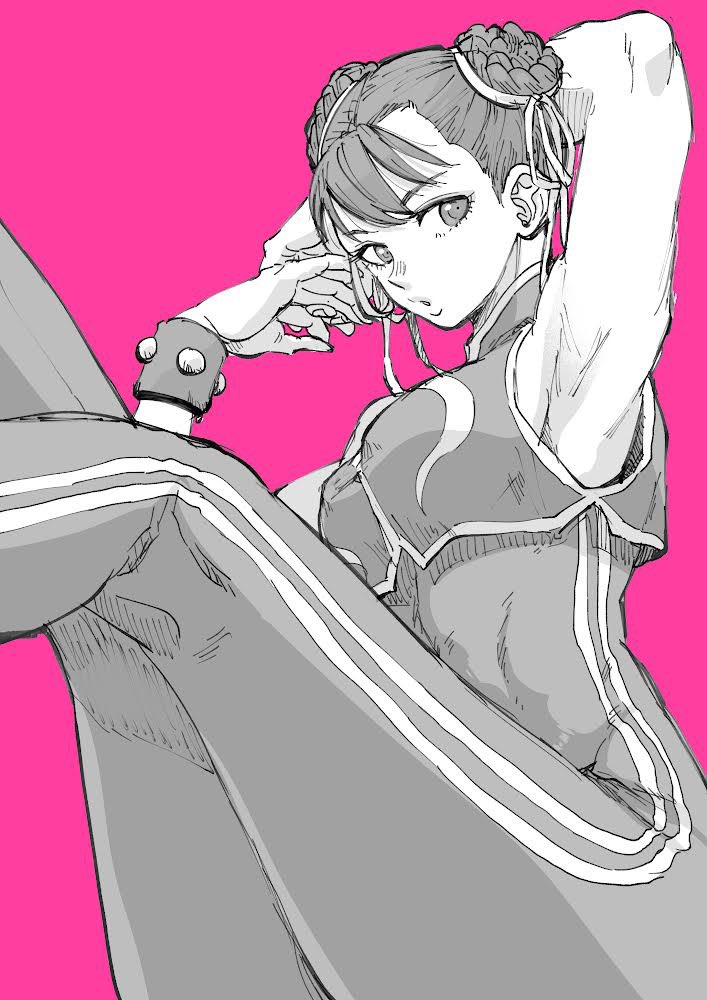 春麗(チュン・リー) 「春麗。#ストリートファイター#格ゲーキャラ描こうぜ 」|タカフミ@TALIのイラスト