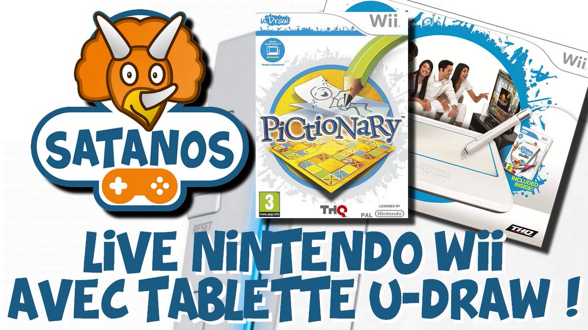 SatanosSKM's tweet photo. Pour ceux qui regardent la rediff du live en intégralité c'est en 2 parties, y'a eu une coupure 😅
▶️https://t.co/gisPqITtnB
▶️https://t.co/6yR7JyRL08
#RETROGAMING #YouTubeLive #Wii #Pictionary #twitch #UDraw #Nintendo https://t.co/YGUJqn9B2y