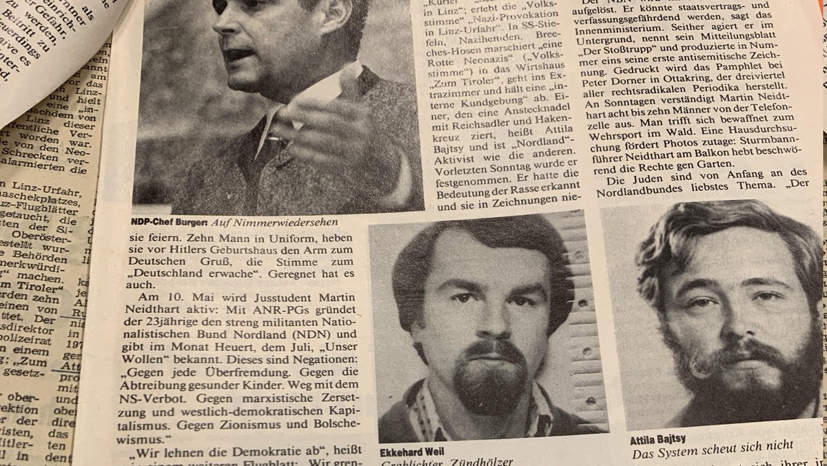 Der vergessene Anschlag auf Simon Wiesenthal

Am 16. Juni 1987 explodierte vor der Wohnung von Simon Wiesenthal in Wien-­Döbling ein Sprengsatz. Hinter der Bombe steckte ein Neonazi aus Berlin.

➔ t1p.de/ppf7x

Faksimile: Profil