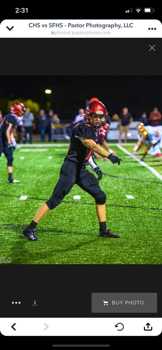 Kvujaklija's tweet photo. CHS Senior  Spotlight: Derek Gallinac #13. Coaches said Derek is a valuable player who is an excellent blocker and proven to be a weapon on special teams. We’re so happy to have Derek in our family. @topperfb @ChardonGridiron @chardonboosters https://t.co/03ueVRzLTv