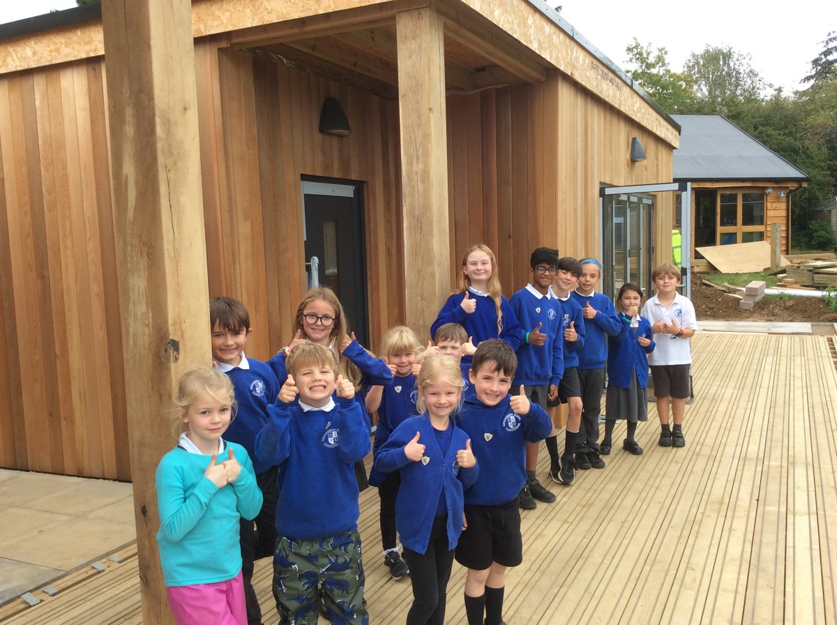 We had our first School Council meeting this week! Click on this link to view our School Council meeting summary on our website. gotherington.gloucs.sch.uk/page.php?id=11… School Council also had a very special visit to inspect the new classrooms which are very close to completion!