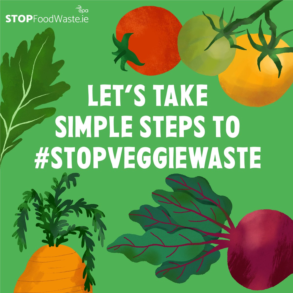 Let’s take simple steps to #StopVeggieWaste For top tips and advice on how best to: •Buy •Store •Freeze •And Use Up Veggies You’ll find our Versatile Vegetables blog here: stopfoodwaste.ie/shopping-and-s…