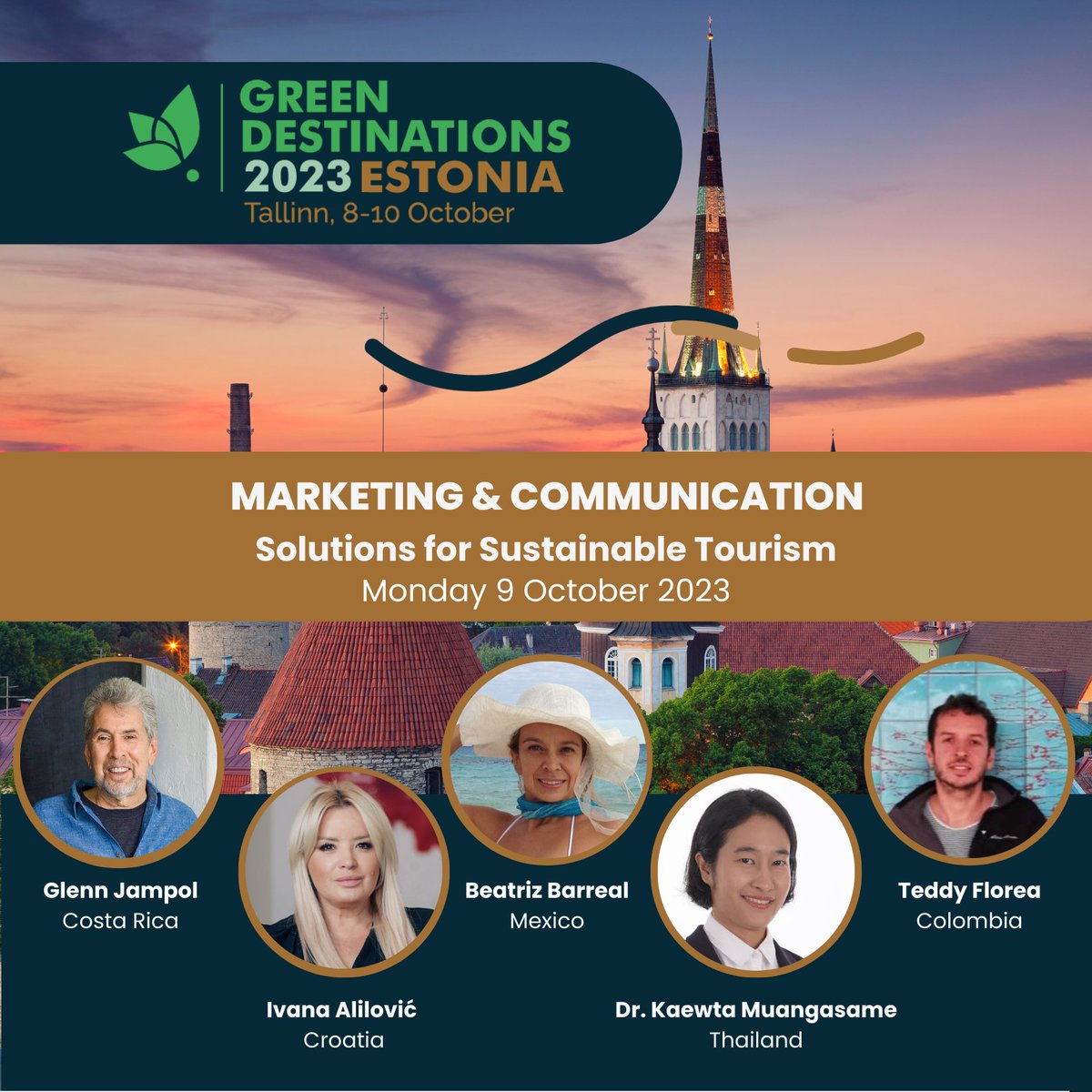 🇪🇪 GD 2023 | 🗓 Day 1 

💼 Panel: Marketing &amp; Communication: Explore practical and real-time approaches for destinations and businesses to communicate sustainable tourism 
 ✨

🎟 Book your spot here: ow.ly/eT5U50PQbyo
