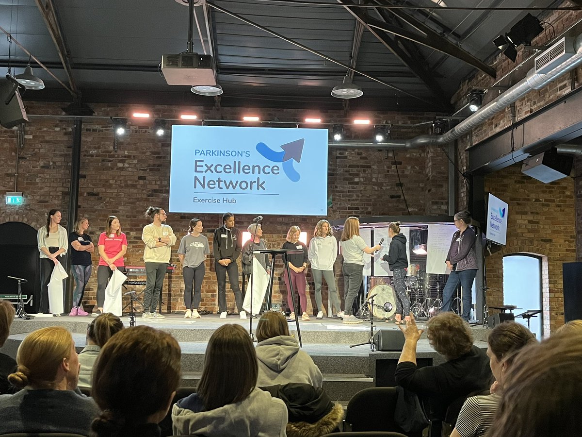 ParkinsonsENEx's tweet photo. Some amazing feedback and discussion on how we can optimise our patients safety when being physically active @ParkinsonsUK @ParkinsonsEN #ExerciseHub23 https://t.co/80FfNsiVbL
