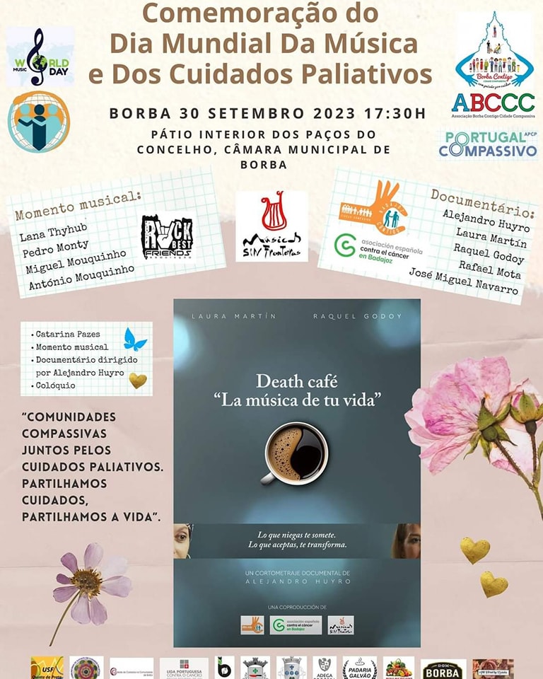 MuBBorba's tweet photo. Comemoração do Dia Mundial da Música e dos Cuidados Paliativos, dia 30 de setembro pelas 17H30, no pátio da Câmara Municipal de Borba.
#Borba #DiaMundialdaMúsica #DiaMundialdosCuidadosPaliativos #ABCCC #UnidosporBobra #Borbafazbem https://t.co/RYH13gG36o