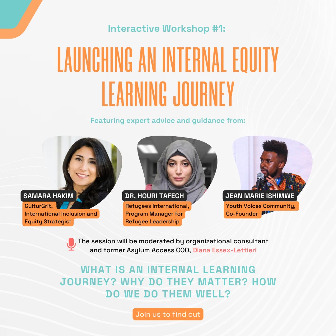 WeAreCohere_Org's tweet photo. Cohere is launching a five-part workshop series free of charge for our fellow refugee response practitioners, academics and funders who want to ensure they do their part internally to enable #refugeeleadership and #meaningfulparticipation. First session Oct 26 Link to RSVP in bio https://t.co/RmLGHCzY2h