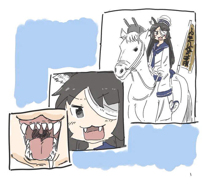 #今月描いたイラストを晒そう
描いてた 