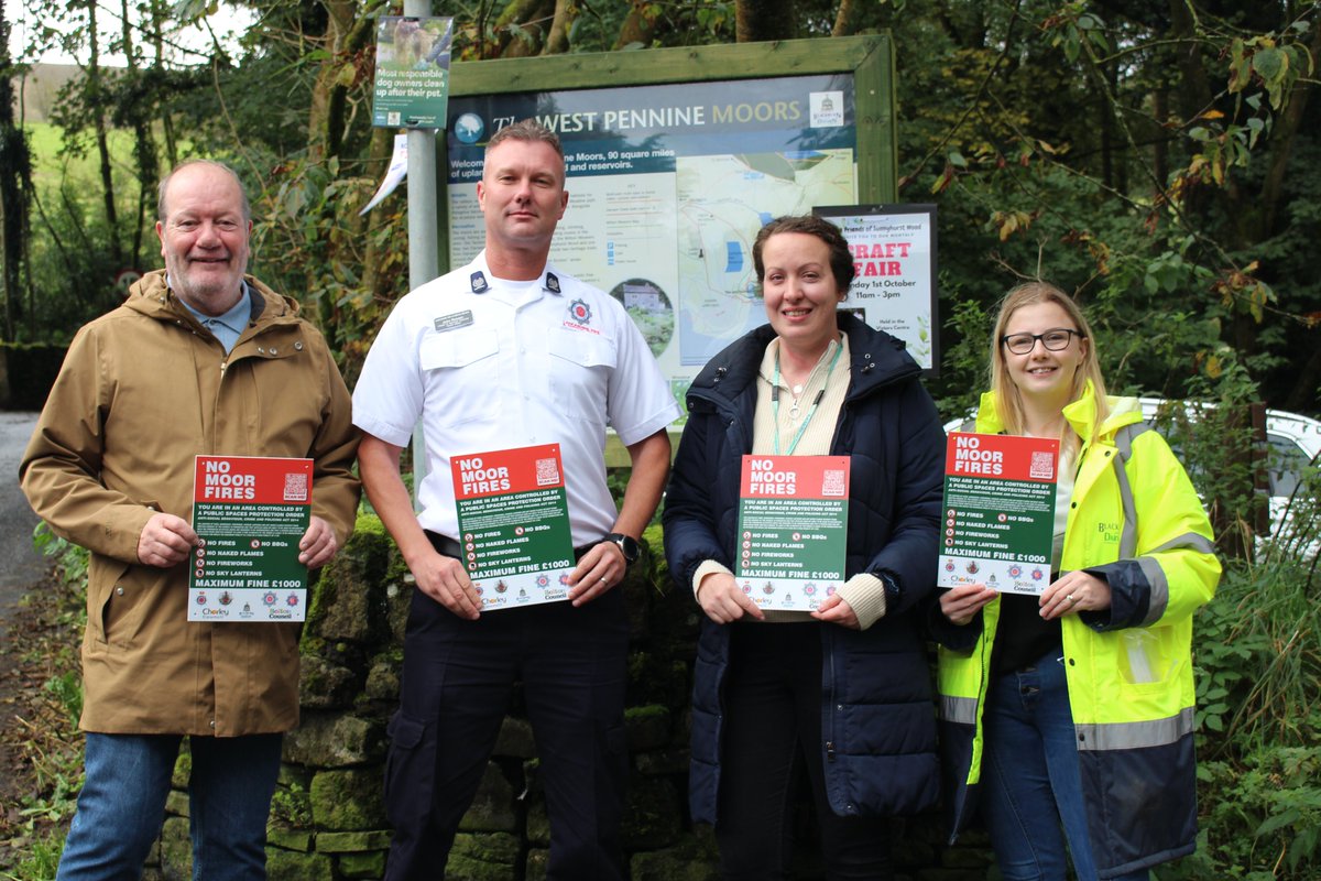 🔥NO MOOR FIRES 🔥

A Public Space Protection Order (PSPO) for parts of Darwen, Bolton &amp; Chorley is in force to prevent devastation reducing risks of wildfire on the moors.
Breaching the PSPO is a criminal offence &amp; could result in a fine of up to £1,000.

theshuttle.org.uk/no-moor-fires-…