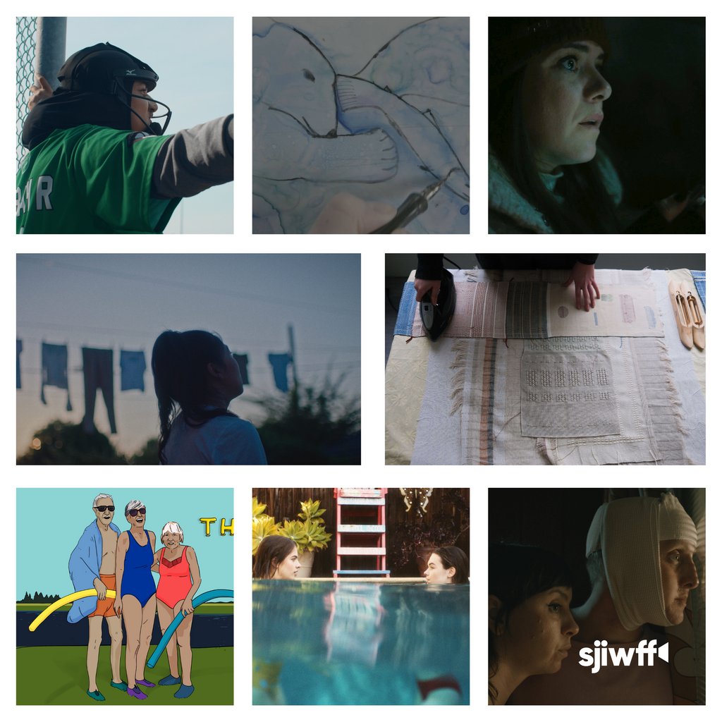 Thursday Evening Shorts shows brave individuals making bold decisions⁠.

🎥 SISTERHOOD SOFTBALL
🎥 MISS CAMPBELL: INUK TEACHER
🎥 REDLIGHTS
🎥 THE MESS WE'RE IN
🎥 LESSONS FROM THE LOOM⁠
🎥 THE NOODLE GROUP
🎥 HEALER
🎥 FUNNY FACE
⁠⁠
🎟 bit.ly/460Akcw #sjiwff34
