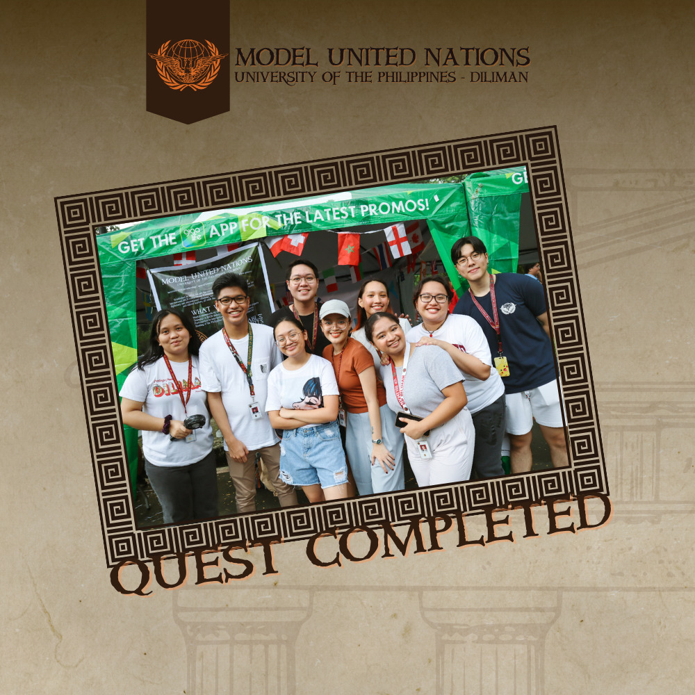 MUN_UPD's tweet photo. Feeling as victorious as Achilles after a successful quest! 🛡️ Thanks to all you half-blood delegates for visiting the Camp MUN-UPD booth last Wednesday 🏕️🌟 We will see you all tomorrow for the Grand Applicants' Orientation! 🔱

#MUNUPDAppsOrie #CampMUNUPD #DemiDelegates #TDEL https://t.co/gSK3CKJZ3O