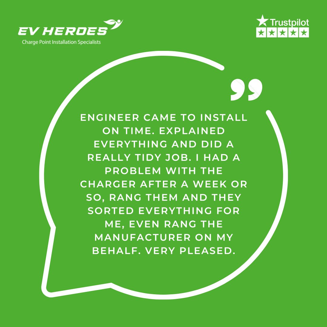 heroes_ev's tweet photo. A great review for our heroes 👏🦸‍♀️🦸‍♂️

⭐⭐⭐⭐⭐

#EVHeroes #Testimonials https://t.co/L9pAvh3Ppa