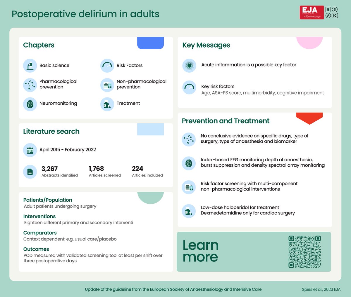 ESAIC_org's tweet photo. Dive into the updated insights on tackling #PostoperativeDelirium (POD), a prevailing yet preventable peril in the surgical arena, with the latest rendition of the #ESAIC Guidelines on its prevention in adult patients.
🔗https://t.co/10Fyrz5vDS
#PatientSafety #Anaesthesia https://t.co/oufg2p06q1