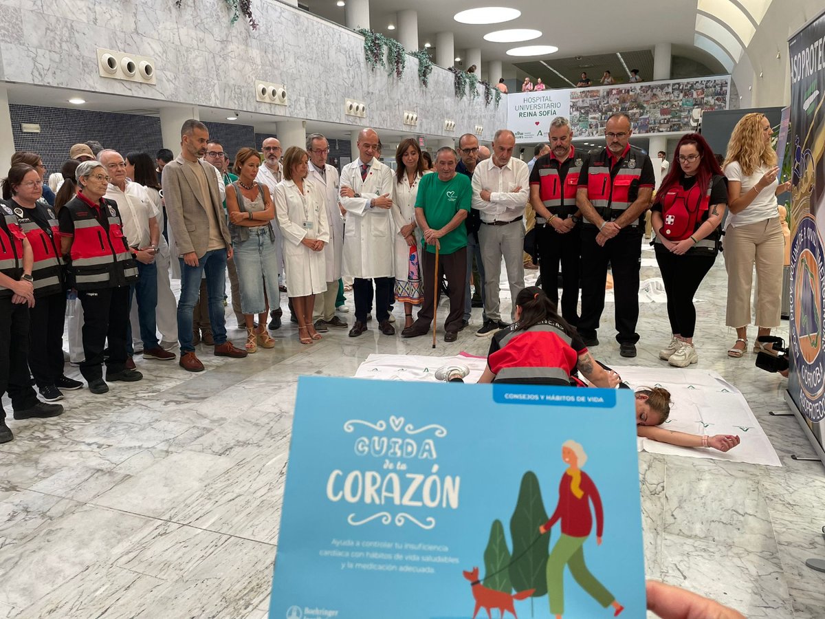 HUReinaSofia's tweet photo. 📸🏥🫀 ¡Así hemos conmemorado el #DíaMundialdelCorazón con #ASPACACOR, #FARCA y #ASOPROTECOR!
👉 Un #Cardiomaratón para visibilizar las #enfermedadescardiovasculares ➡️ primera causa de muerte a nivel mundial https://t.co/vsUDzRkHkb