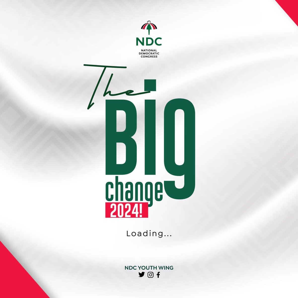 ANTICIPATE! 
#TheBigChange
#BuildingTheGhanaWeWantTogether
#NDC24