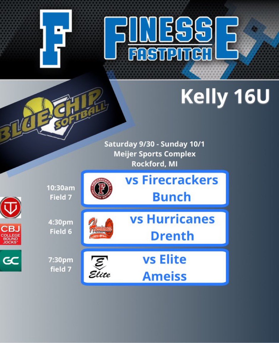 Camryn Jilek (@camryn_jilek) on Twitter photo Back at it this weekend in Rockford, Mi!! Excited to play this weekend with <a href="/finesse16ukelly/">Finesse 16U Kelly</a>!! <a href="/UMDearbornSB/">UM-Dearborn Softball</a> <a href="/GVSUSoftball/">GVSU Softball</a> <a href="/FSU_SB/">Ferris St. Softball</a> Back at it this weekend in Rockford, Mi!! Excited to play this weekend with <a href="/finesse16ukelly/">Finesse 16U Kelly</a>!! <a href="/UMDearbornSB/">UM-Dearborn Softball</a> <a href="/GVSUSoftball/">GVSU Softball</a> <a href="/FSU_SB/">Ferris St. Softball</a>