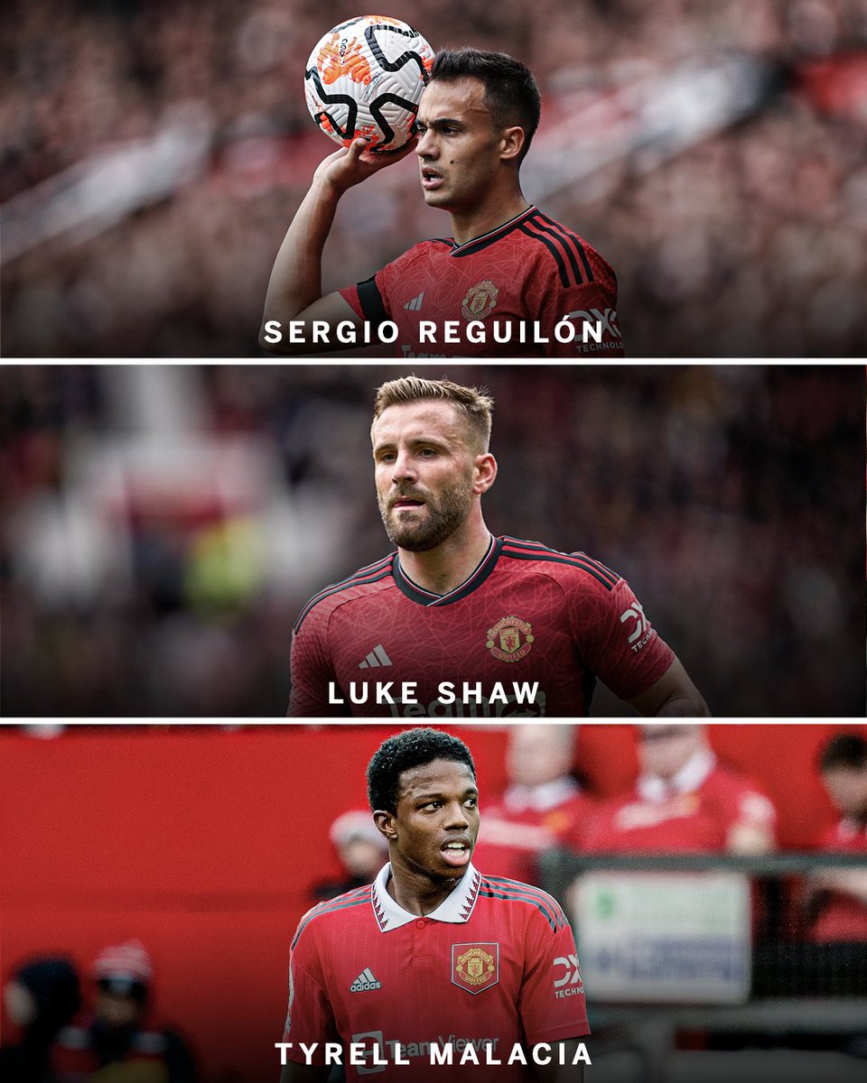 ESPNUK's tweet photo. All three of Manchester United's senior left backs are currently injured 🙃 https://t.co/LsK66ccKwa