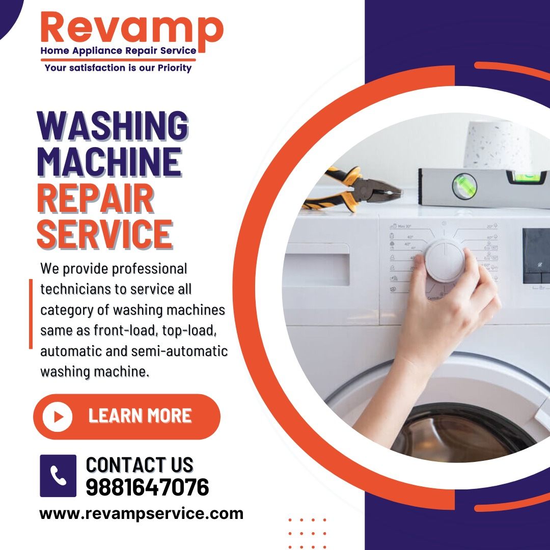 𝐖𝐀𝐒𝐇𝐈𝐍𝐆 𝐌𝐀𝐂𝐇𝐈𝐍𝐄 𝐑𝐄𝐏𝐀𝐈𝐑 𝐒𝐄𝐑𝐕𝐈𝐂𝐄
We provide professional technicians to service all category of washing machines same as front-load, top-load, automatic and semi-automatic washing machine.

📷revampservice.com
revampservice.com/washing-machine...