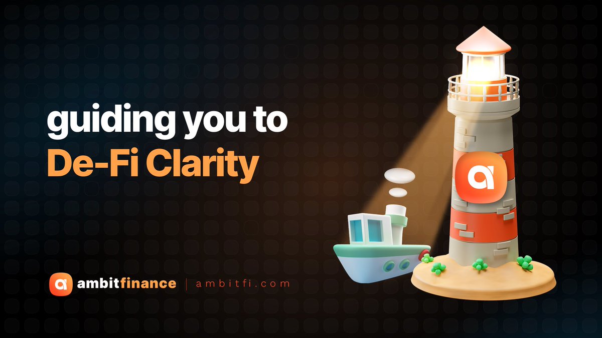 Crypto sophistication meets user-friendliness, making De-Fi accessible to all. Ambit Finance - simplifying the De-Fi.