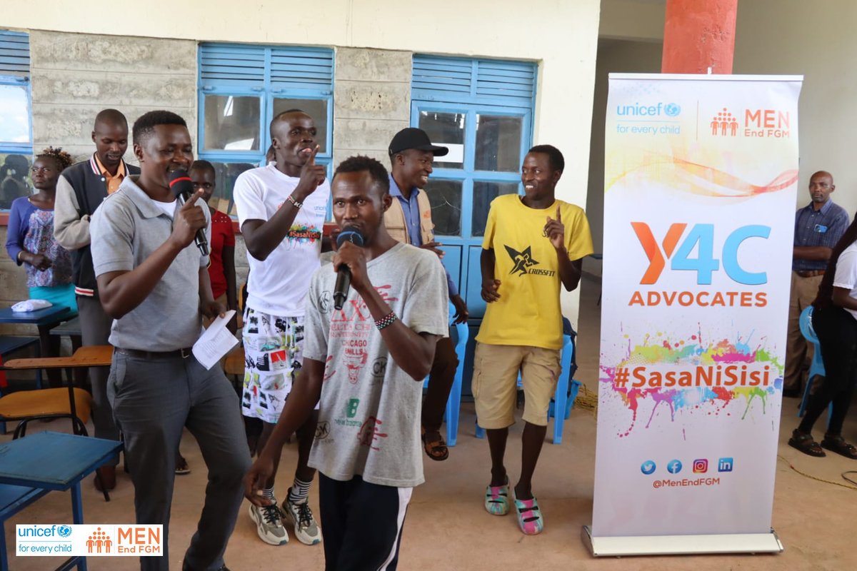 We're having exciting discussions with students from the Kitelakapel Technical Training Institute in West Pokot to raise awareness about the harmful effects of FGM, child marriage, and other issues that affect the health and well-being of youth. #TubongeNaComrades #SasaNiSisi