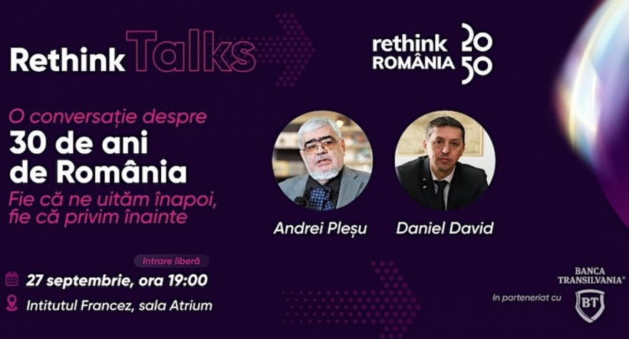 aplesuneoficial's tweet photo. La Institutul Francez din București, dialogul dintre Andrei Pleșu și Daniel David, intitulat „O conversație despre 30 de ani de România”. „Rethink Talks” este o serie de dialoguri organizată de Asociația Rethink România.  
Video: https://t.co/BIClEi6Gpu https://t.co/wPNaUXKB2X