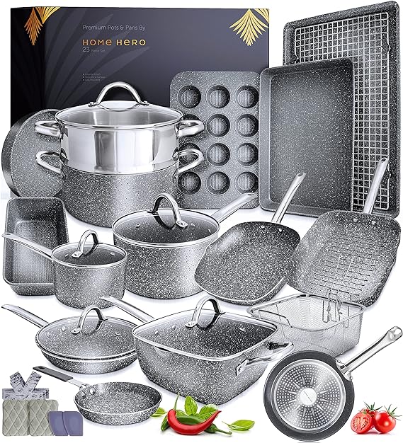 Rikkimcg's tweet photo. Granite Cookware Sets Nonstick Pots and Pans Set Nonstick - 23pc Kitchen Cookware Sets Induction Cookware Induction Pots and Pans for Cooking Pan Set Granite Cookware Set Non Sticking Pan Set
https://t.co/FfT3w5CgSA https://t.co/cRjbSDyFvX
