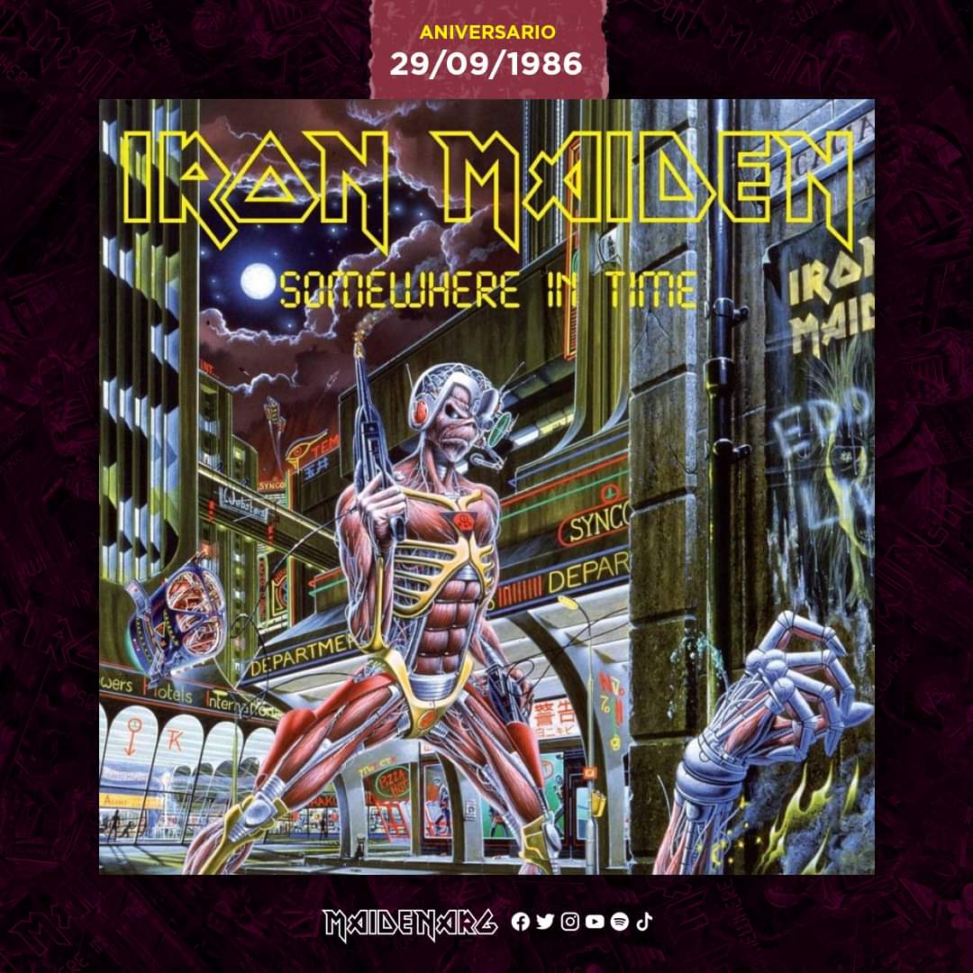 MaidenArgentina's tweet image. #Aniversario 

#SomewhereInTime 
¿En qué lugar luego de tanto tiempo hay que ubicar este disco?