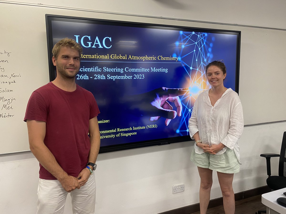 Thank you @IGACProject for inviting us to be part of this years SSC meeting! A great experience to discuss the future of #AtmosChem and very motivating to hear ECRs are at the heart of this!