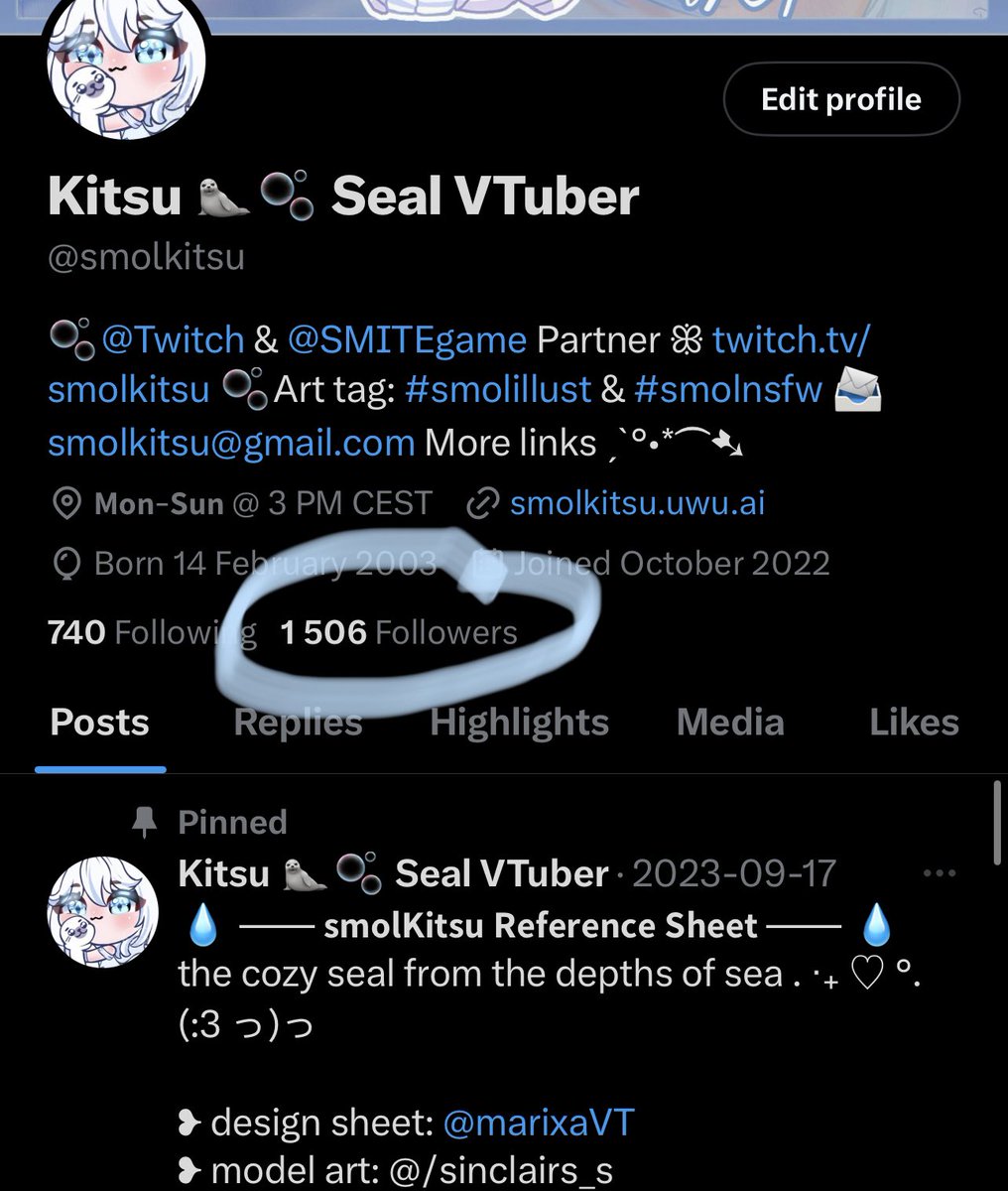 JenniYukime's tweet photo. AWAAA thank u guys for 1.5k!!!! New art raffle inbound 🥹🥹🦭🤍 https://t.co/0fXveTI96E