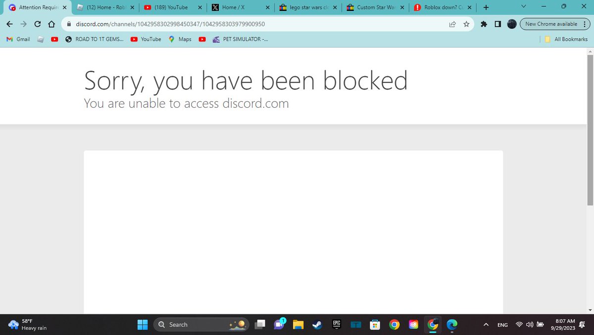 Flyerthedub's tweet photo. Wonderful @discord. Thanks for the IP Ban for nothing. https://t.co/JccaHsR5X7