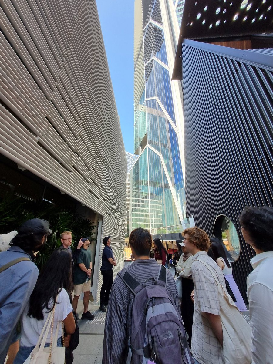 ivanip80's tweet photo. @Ethos_Urban Great to host the 10th edition of the Sydney @CTBUH walking today with a great crowd from @UNSW. A small snippet from the day, including @FosterPartners own Hamish Watt providing a great run down of 180 George, our new home !

#ctbuh #ctbuhwalks https://t.co/jbZSc40ZkE