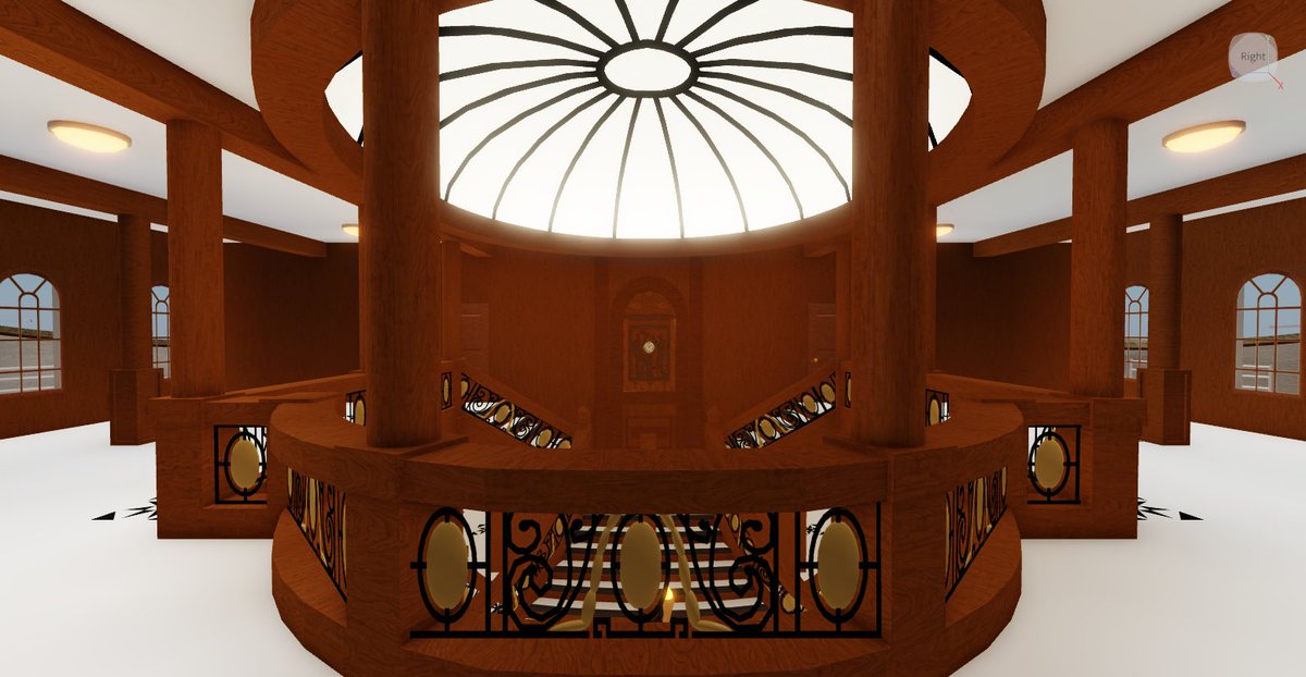 MaritimeEnt's tweet photo. #RobloxDev #TitanicSOS Evolution of Titanic SOS GrandStaircase through the years: (check replies for next images) https://t.co/VSeGuOKfRe