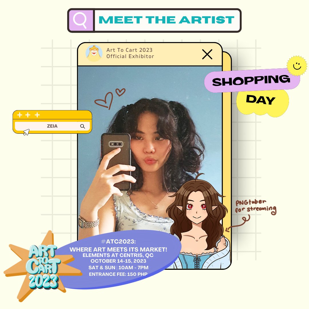 arttocartph's tweet photo. Explore Zeia's enchanting world of design and fandom! 🎨🎮

As a talented graphic designer and a streamer, Zeia's streams are a delightful blend of cozy building games and arts &amp; crafts on Twitch. https://t.co/nlzZVMgEdY