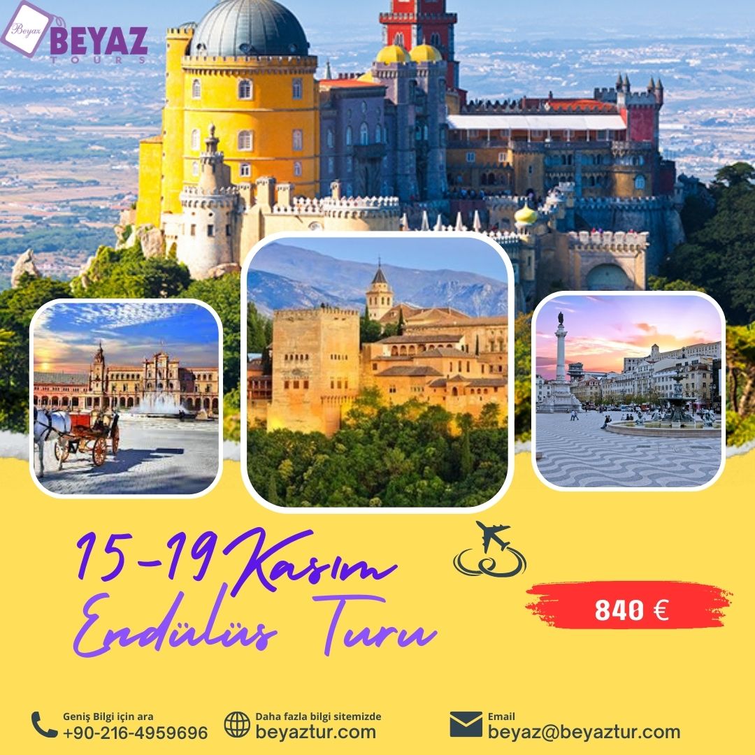 BEYAZTOURS's tweet photo. Endülüs Turu ile Endülüs'ü Keşfedip, Unutulmaz Bir Tatil yapacaksın.  İnsanlığı bir dönem aydınlatan Büyük İslam Medeniyeti'nin izleri bu turda.
#malaga #sevilla #cordoba
#granada #toledo #madrid
@beyaztours https://t.co/Gi16zhgxsg https://t.co/poYRDPjawX