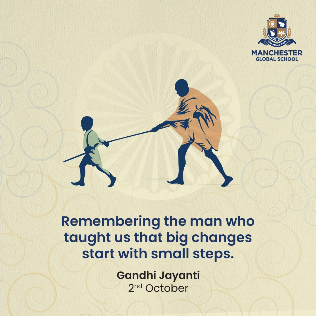 wearemgs's tweet photo. On this Gandhi Jayanti, we reflect on the remarkable journey of a man who sparked a change with his dreams and unwavering spirit. Join us in paying tribute to his enduring legacy, as we strive for a brighter tomorrow.

#GandhiJayanti https://t.co/l7NY2oTNmi