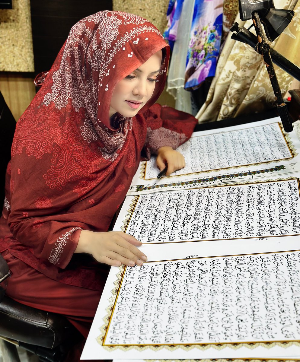 Alhamdulillah completed writing para 22 of Quran e majeed. #EidEMiladunNabi #EidMiladunNabiMubarak #EidEMilad