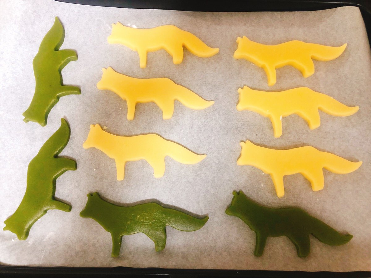 BTSlovemy2018's tweet image. 🍡買いに行けなかったから🥺

夜な夜なヨン🦊クッキー作り♡

#kitune 
#キツネクッキー 
#TXT_YEONJUN 
#ヨンジュン
#YEONJUN