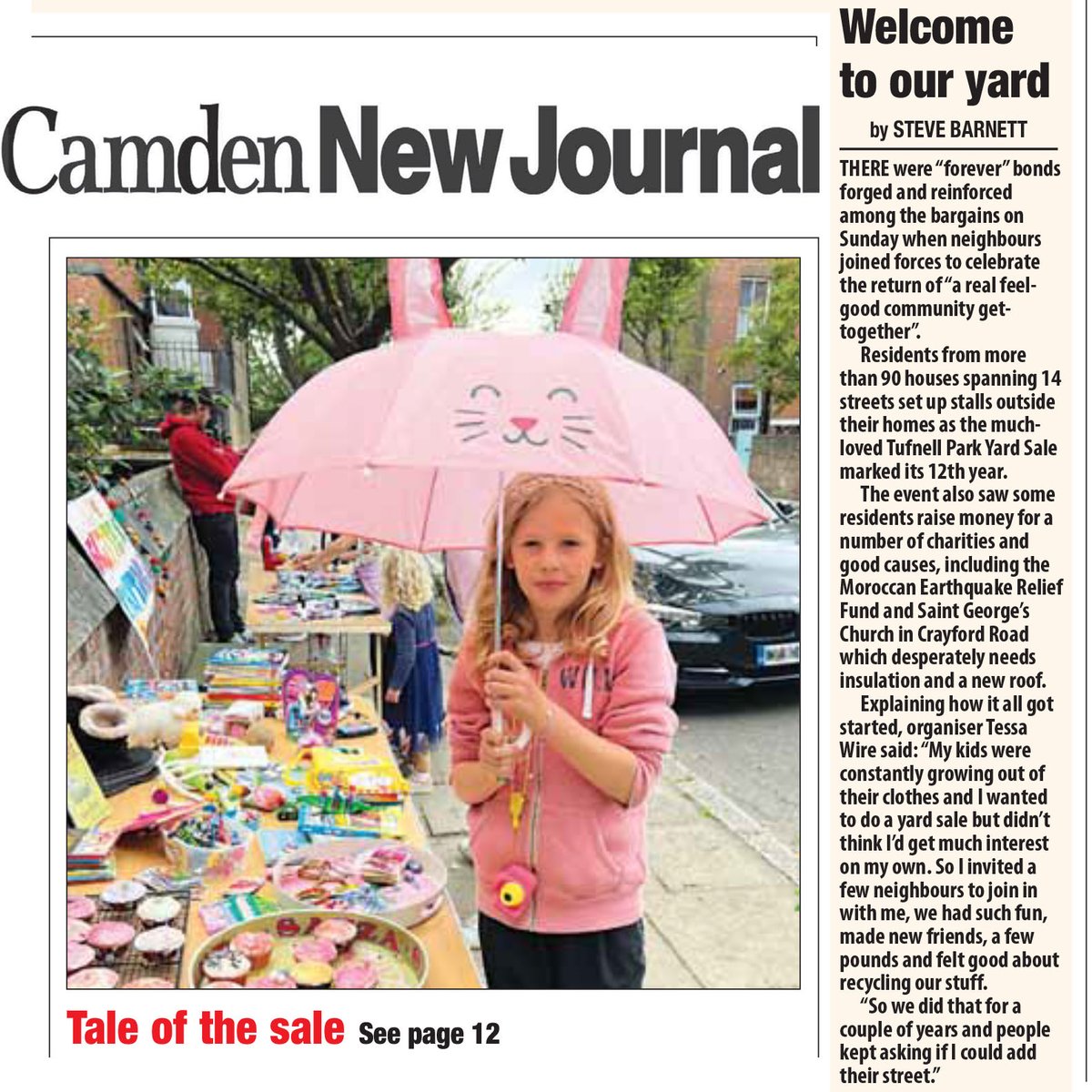 And in today's news....
#tufnellparkyardsale
#tufnellpark
#camdennewjournal