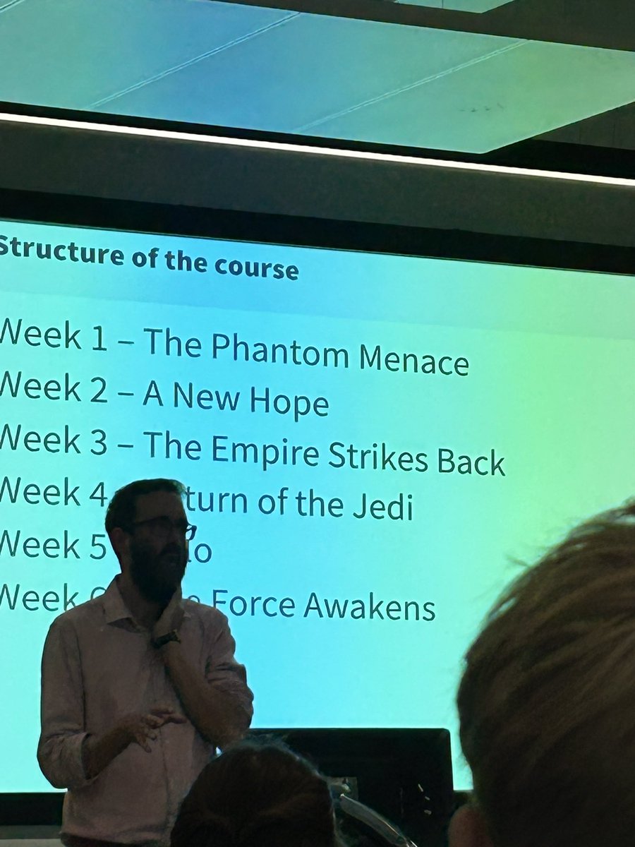 Just started studying politics at university and this is how my lecturer introduced the module.
#StarWars