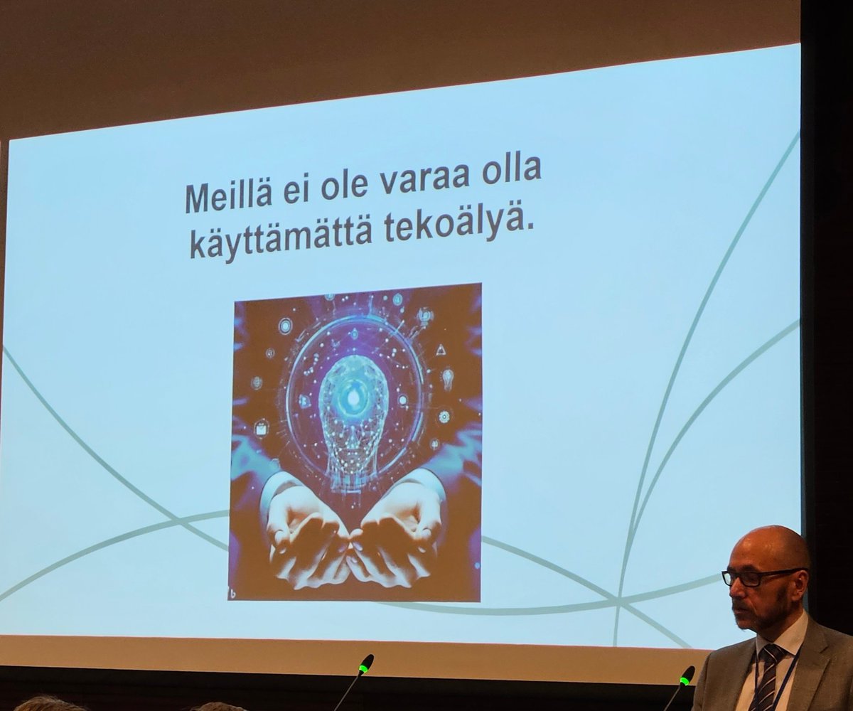 Julkisen hallinnon ICT-johtaja: Meillä ei ole varaa olla käyttämättä tekoälyä. #töissävaltiolla