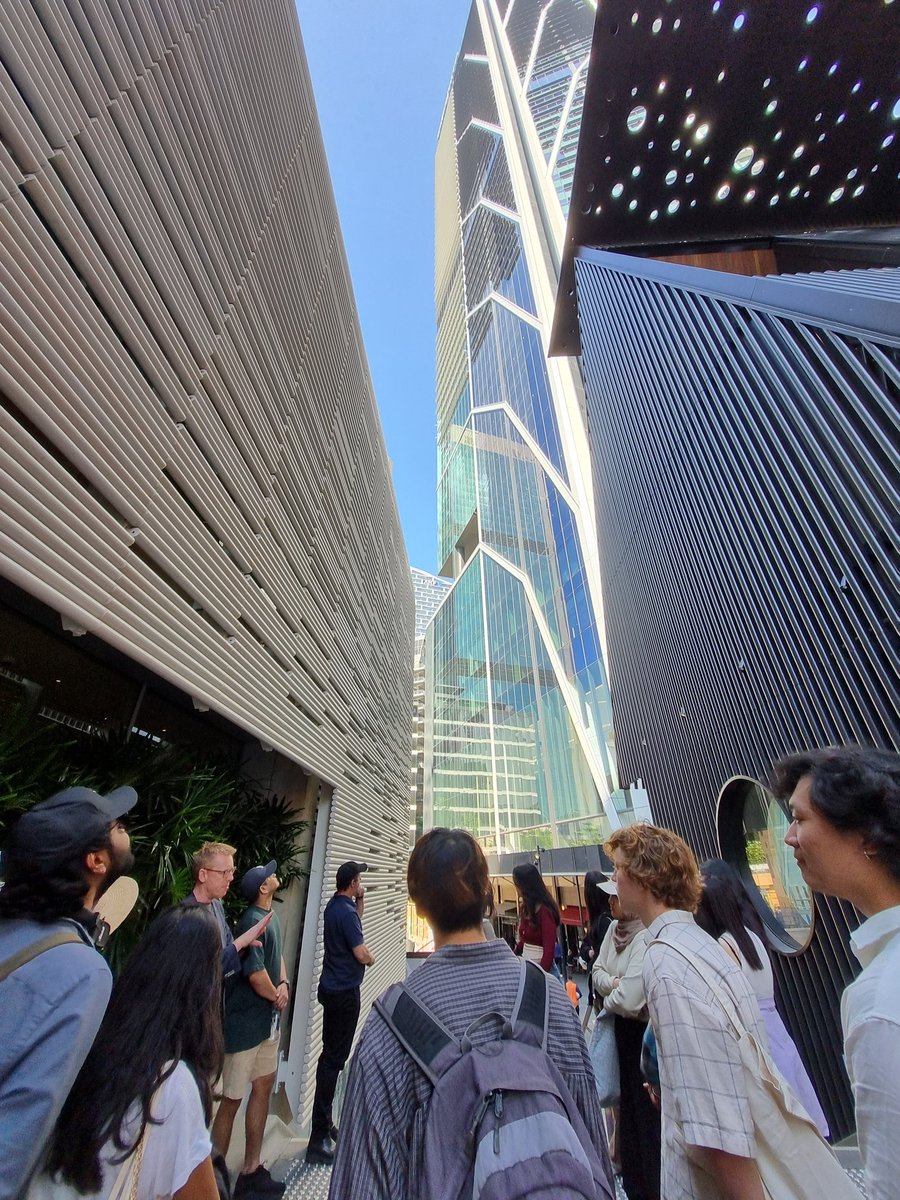ivanip80's tweet photo. @Ethos_Urban Great to host the 10th edition of the Sydney @CTBUH walking today with a great crowd from @UNSW. A small snippet from the day, including @FosterPartners own Hamish Watt providing a great run down of 180 George, our new home !

#ctbuhwalks https://t.co/nSppuDlWIp