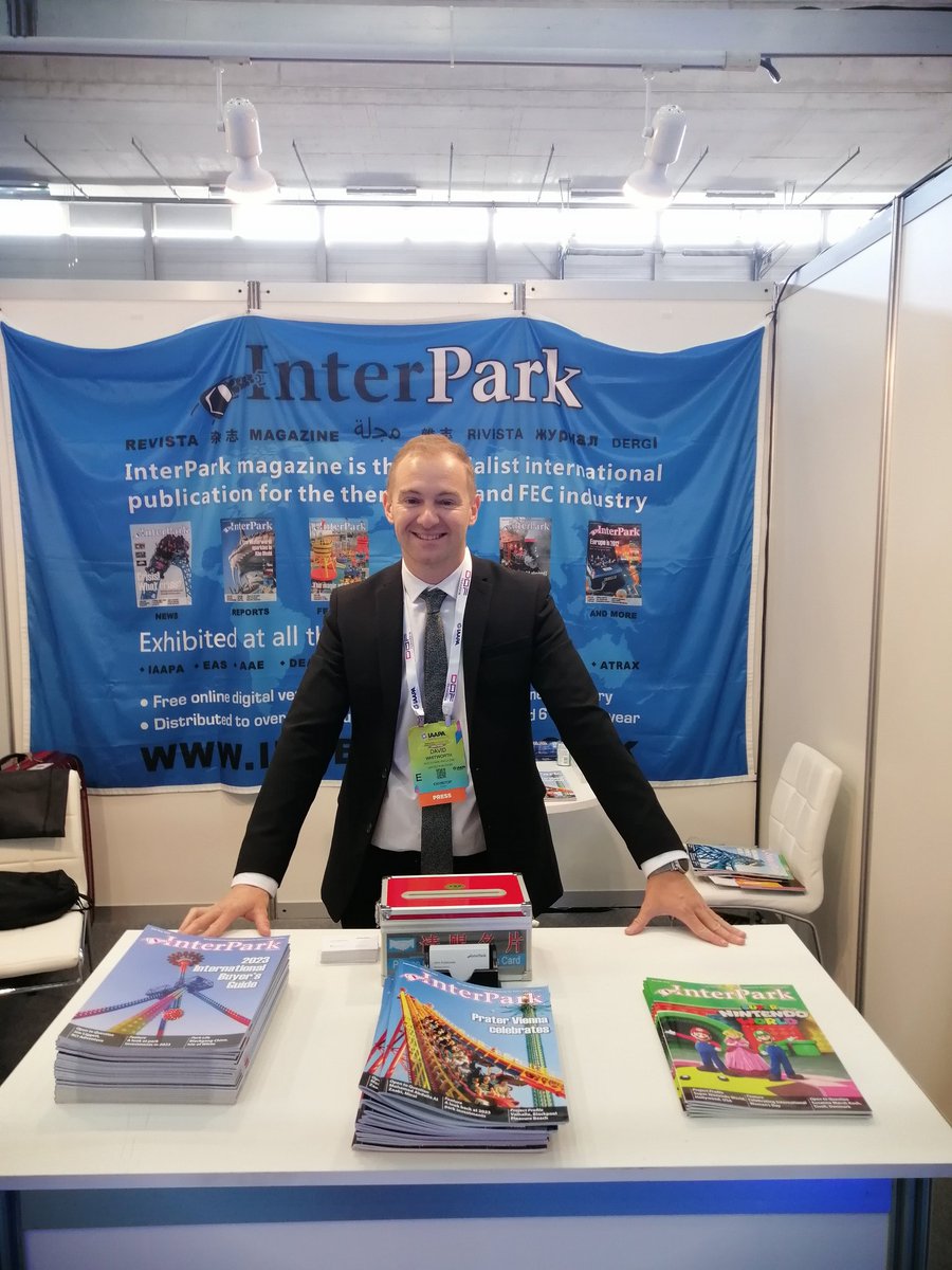 DavidCWhitworth's tweet photo. A wonderfully nourishing week spent at my first IAAPA EMEA Expo Europe held at Messe Wien 🇦🇹

Great to interview a wealth of talented profesionals from the leisure industry which you can read all about on InterPark's news online and later in our Magazine 🗞️

#iaapa
#messewien https://t.co/bC6g6a6VhV